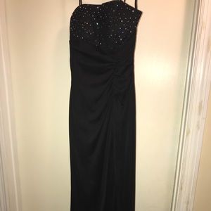 Full Length Black Formal Dress